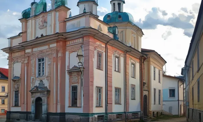 Kostel Povýšení svatého Kříže v Děčíně – spring