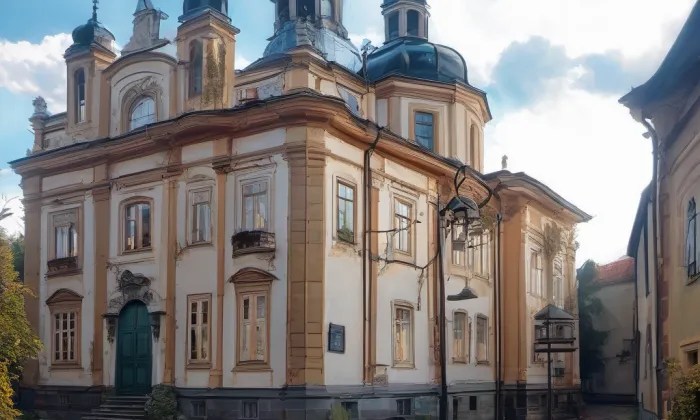 Kostel Povýšení svatého Kříže v Děčíně – summer