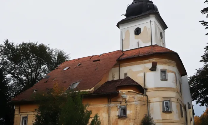 kostel svaté Anny (Boršov) – autumn