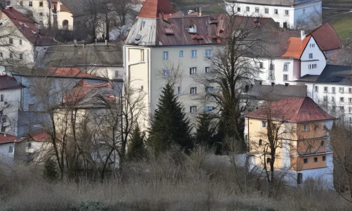 Kostel svaté Anny (Jeřmanice) – winter