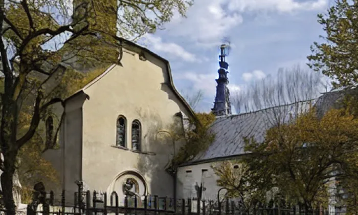 Kostel svaté Kateřiny (Chrást nad Sázavou) – akvarel