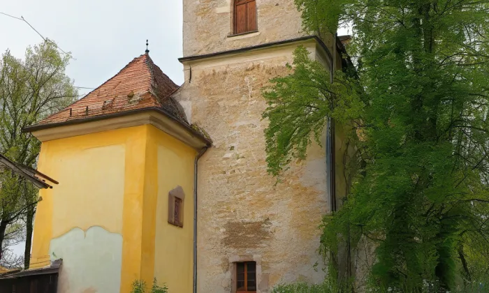 Kostel svaté Kateřiny (Obora) – spring