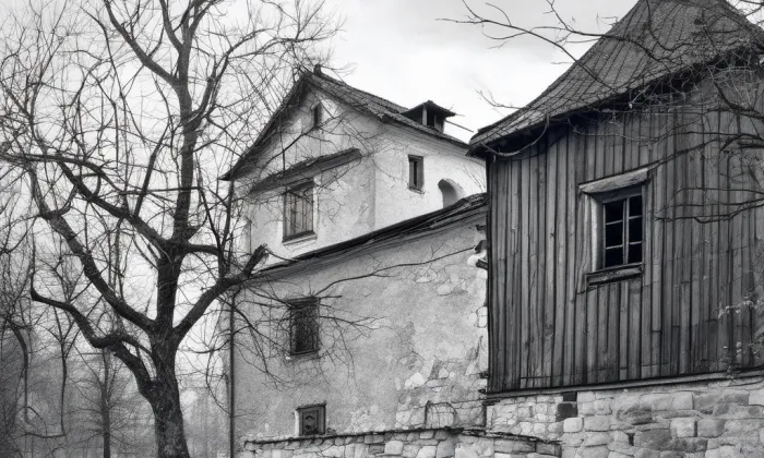 Kostel svaté Máří Magdalény (Chbany) – autumn