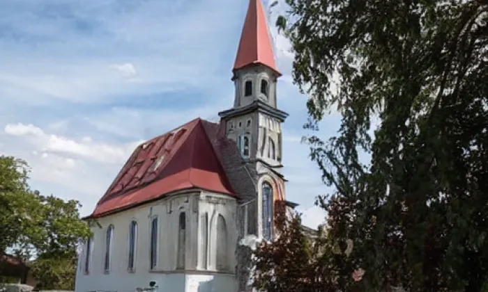 Kostel svaté Máří Magdaleny (Arnoltice) – akvarel