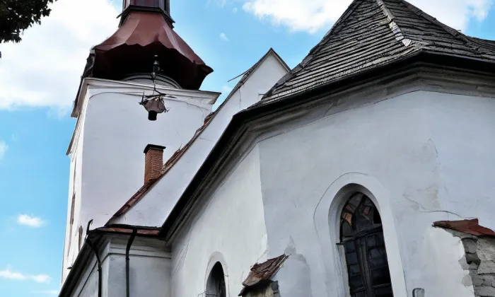 kostel svaté Maří Magdalény (Červená Řečice) – noc