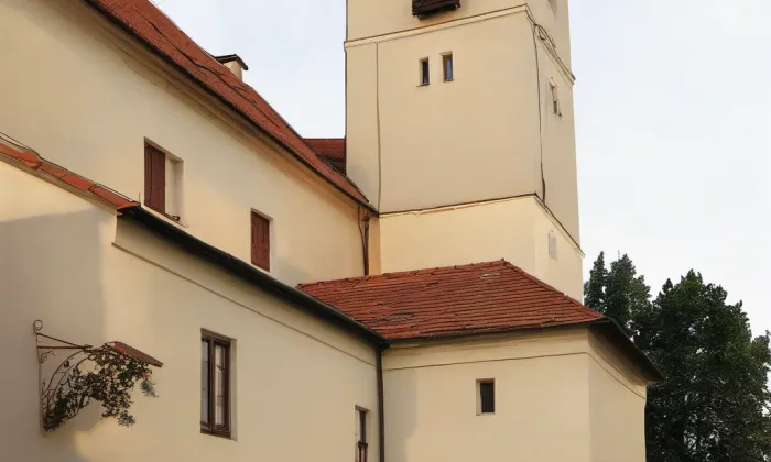 kostel svaté Markéty (Loděnice) – noc
