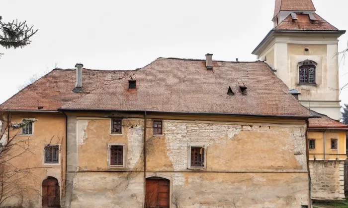 Kostel svaté Markéty (Nesuchyně) – winter