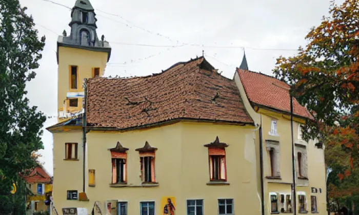 Kostel svaté Markéty (Ves Touškov) – autumn