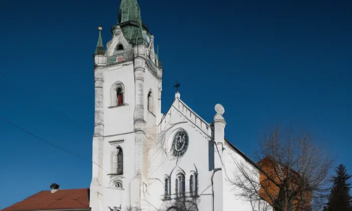 Kostel svatých Fabiána a Šebestiána v Zákupech – winter