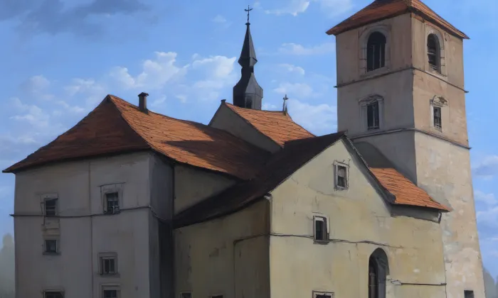Kostel svatých Petra a Pavla (Volenice) – autumn
