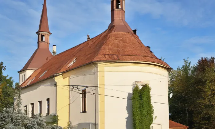 Kostel svatého Šimona a Judy (Štětí) – autumn