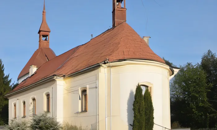 Kostel svatého Šimona a Judy (Štětí) – winter