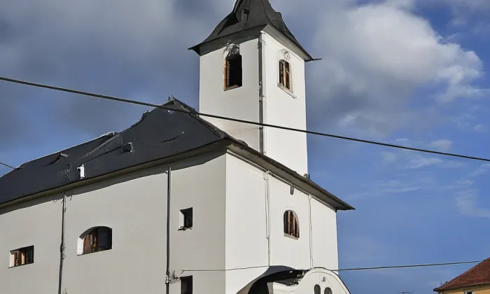 kostel svatého Aloise (Velká Morava) – noc