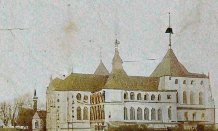 Kostel svatého Antonína Paduánského (Klíny) – akvarel