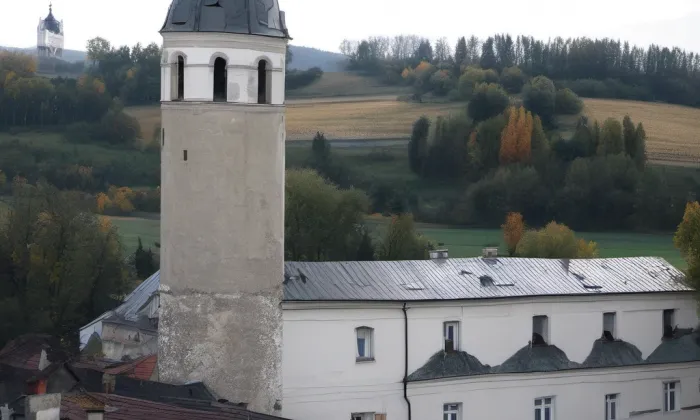 Kostel svatého Augustina (Sovinec) – autumn