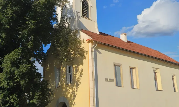 kostel svatého Bartoloměje (Krhovice) – noc