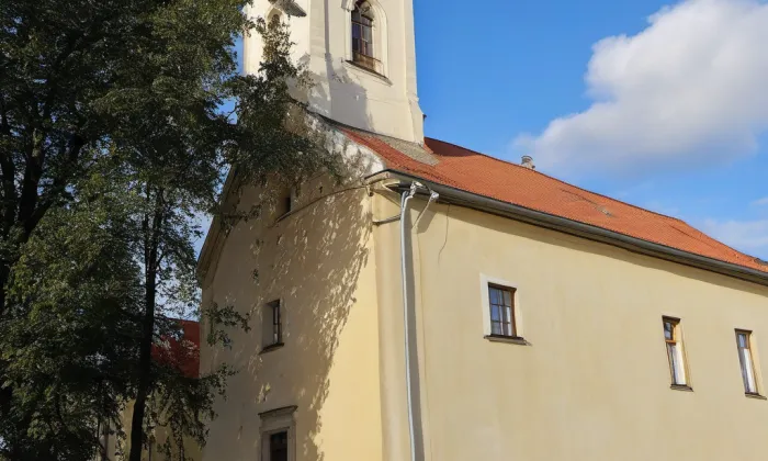 kostel svatého Bartoloměje (Krhovice) – winter