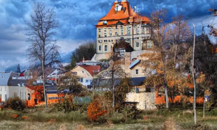 Kostel svatého Bartoloměje (Nečemice) – autumn