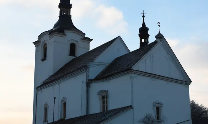 kostel svatého Bartoloměje (Pošná) – winter