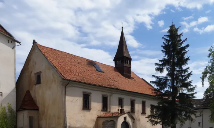 Kostel svatého Bartoloměje (Slavkov) – noc