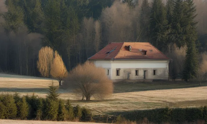 Kostel svatého Blažeje (Žerotín) – winter