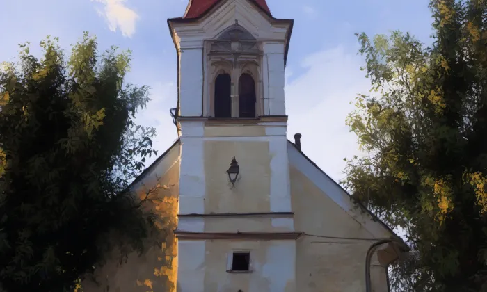 Kostel svatého Cyrila a Metoděje (Ohnišov) – summer