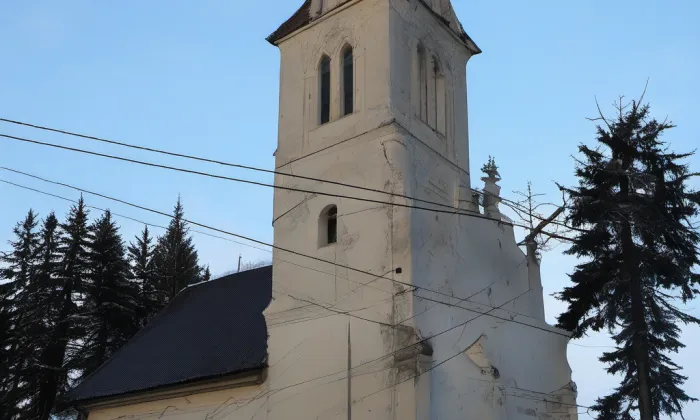Kostel svatého Cyrila a Metoděje (Podivice) – winter