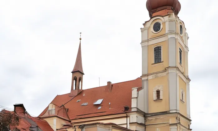kostel svatého Cyrila a Metoděje (Prostějov) – autumn