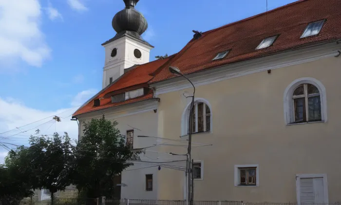 kostel svatého Filipa a Jakuba (Pavlice) – akvarel