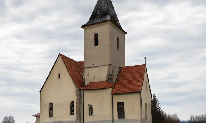Kostel svatého Jakuba (Chvojen) – winter