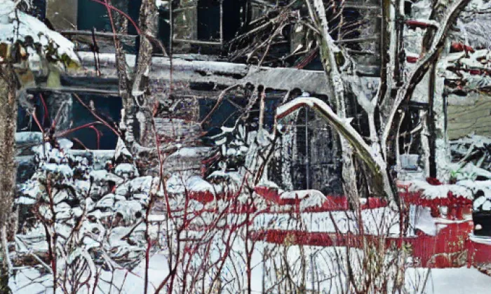 Kostel svatého Jana Křtitele (Janovičky) – winter