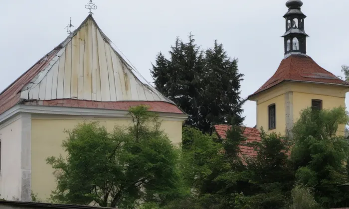 Kostel svatého Jana Křtitele (Kostelec nad Černými lesy) – akvarel
