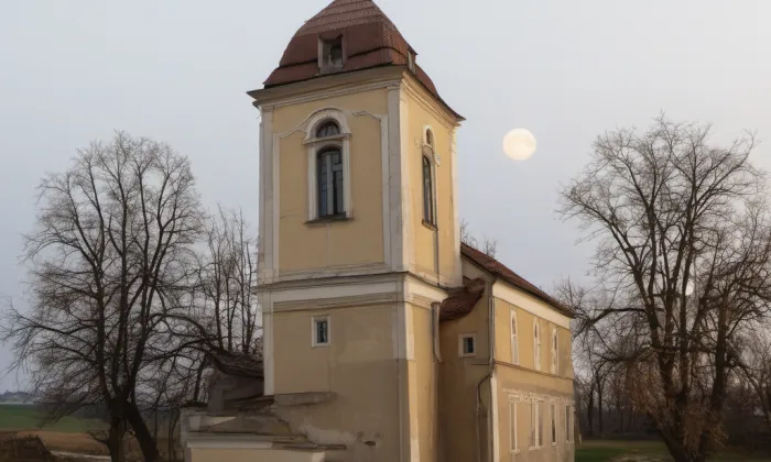 kostel svatého Jana Křtitele (Svitávka) – noc