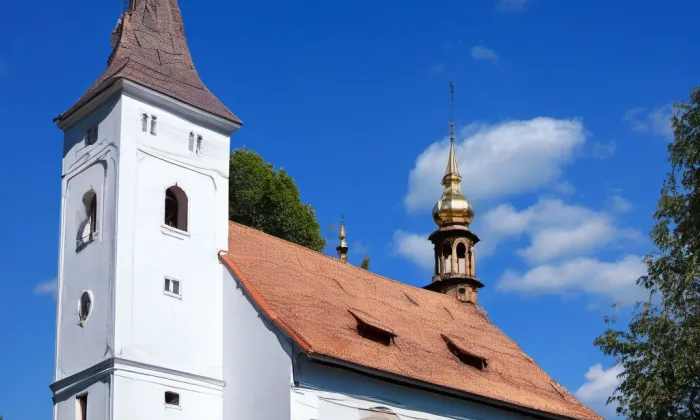 Kostel svatého Jana Nepomuckého (Nové Hamry) – summer