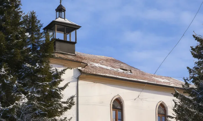 kostel svatého Jiří (Kochov) – winter