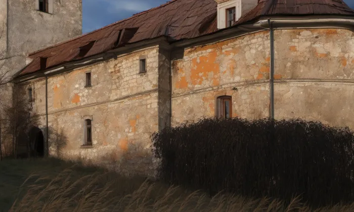 Kostel svatého Jiří (Malešov) – autumn