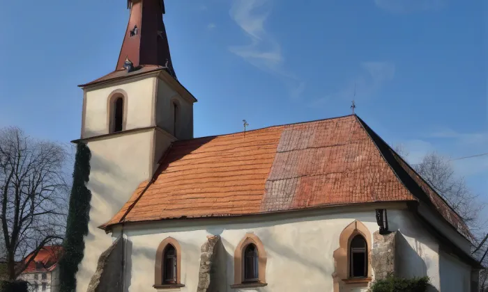 kostel svatého Jiří (Tři Bubny) – spring