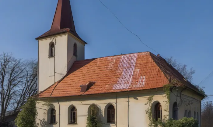 kostel svatého Jiří (Tři Bubny) – summer
