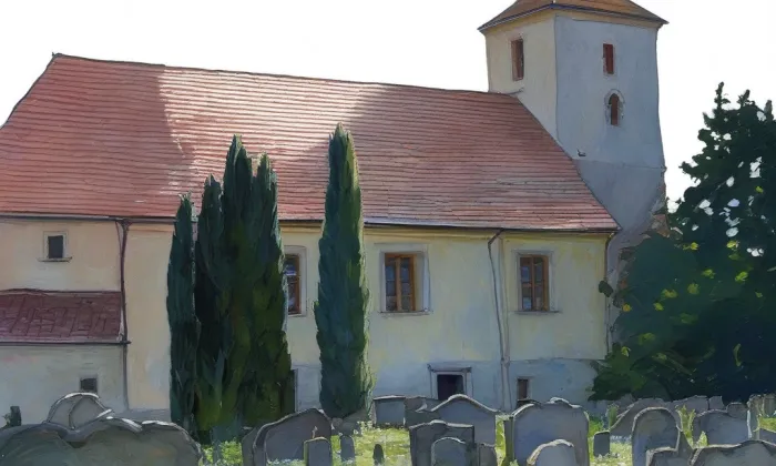 kostel svatého Jošta (Dolní Pertoltice) – spring