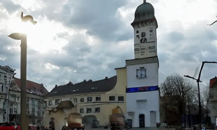 Kostel svatého Josefa (Moravská Ostrava) – noc