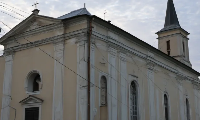 Kostel svatého Klimenta (Stupava) – noc