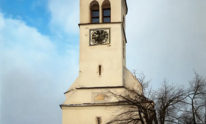 Kostel svatého Martina ve Vidimi – winter
