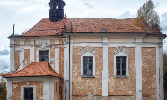 Kostel svatého Matouše v Pnětlukách – autumn