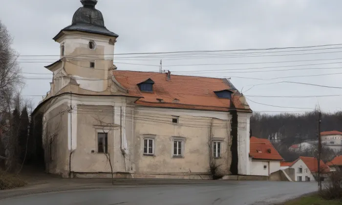 Kostel svatého Michaela (Bohdanovice) – winter