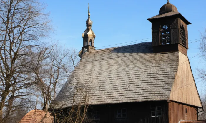 Kostel svatého Michaela archanděla (Řepiště) – winter