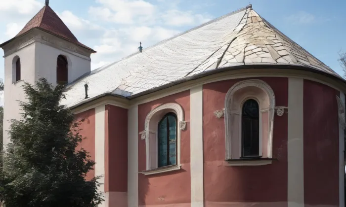 Kostel svatého Michaela archanděla (Bulovka) – noc