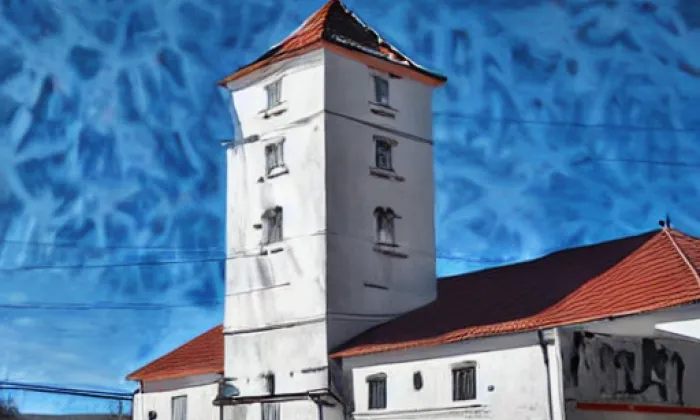 kostel svatého Michala (Želetava) – winter