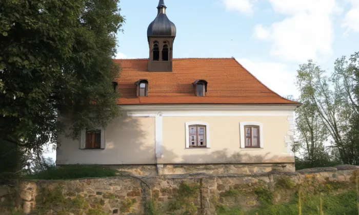 kostel svatého Mikuláše v Němčicích – summer