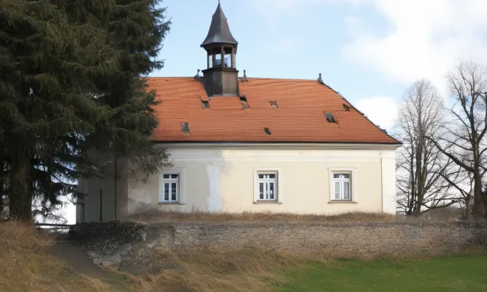 kostel svatého Mikuláše v Němčicích – winter
