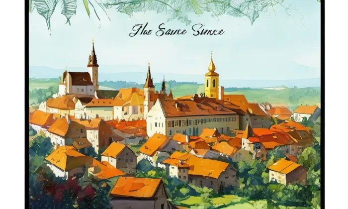 kostel svatého Mikuláše v Osoblaze – summer
